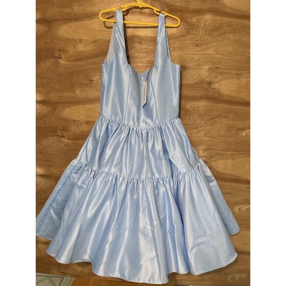 NWT Dream Dress Twirl Dress Missy Ingenue Blue S Chelsea Reece - Picture 1 of 8